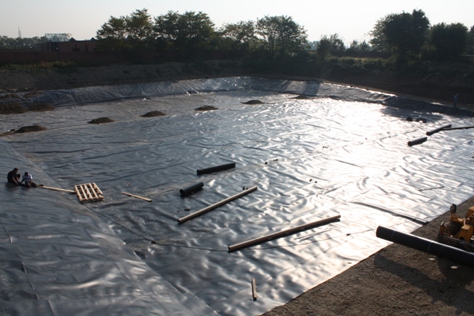 Impermeabilizzazione vasca volano Desio HDPE